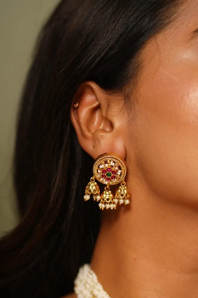 Trishla Gold Polki Set Sone Pe Suhaga Collection Attrangi PreStyled Sets