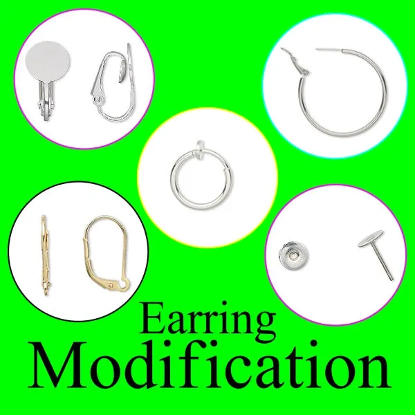 VincaUSA Earrings Earring Modification