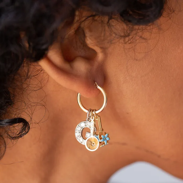 Vintage Charm Necklaces Pisces 9k Gold Zodiac Charm