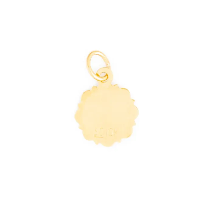 Vintage Earrings Petite Cancer 10K Gold Zodiac Charm