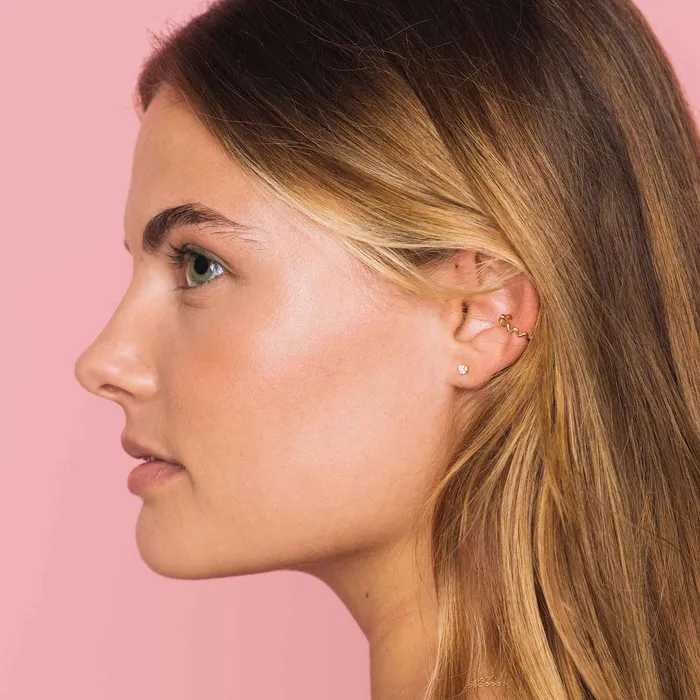 wave ear cuff fejn KS Earrings
