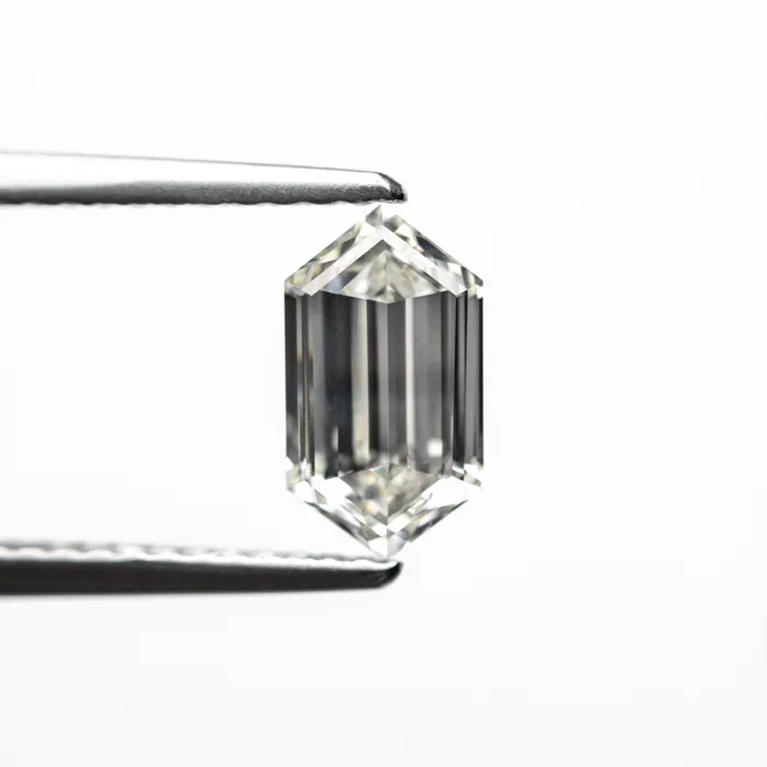 100ct 865x479x277mm GIA VS1 I Hexagon Step Cut 2580308 Misfit Diamonds Rings