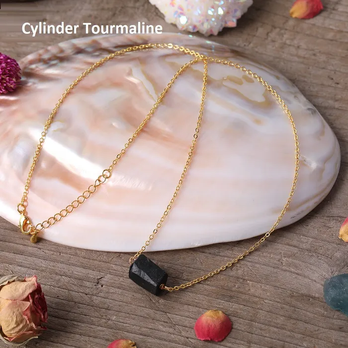 18K GoldFilled Nuggets Stone Necklace Healing Crystal Necklace Jewelvers Necklaces 18K GoldFilled Nuggets Stone Necklace Healing Crystal Necklace Jewelvers Necklaces