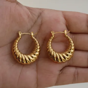 18K GoldFilled Twisted Gold Earrings Jewelvers Earrings 18K GoldFilled Twisted Gold Earrings Jewelvers Earrings