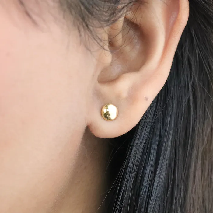 18K Gold Tiny Dot Stud Earrings Dainty Ball Stud Earrings For Women Jewelvers Earrings 18K Gold Tiny Dot Stud Earrings Dainty Ball Stud Earrings For Women Jewelvers Earrings