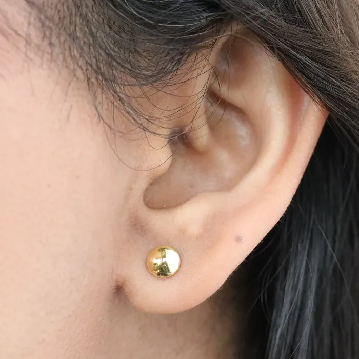 18K Gold Tiny Dot Stud Earrings Dainty Ball Stud Earrings For Women Jewelvers Earrings