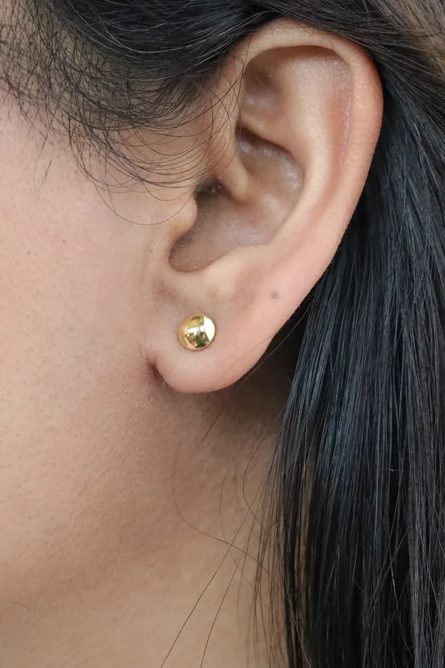 18K Gold Tiny Dot Stud Earrings Dainty Ball Stud Earrings For Women Jewelvers Earrings