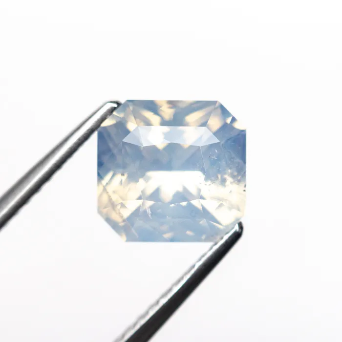 356ct 788x755x600mm Cut Corner Square Brilliant Sapphire 2609101 Misfit Gems Rings