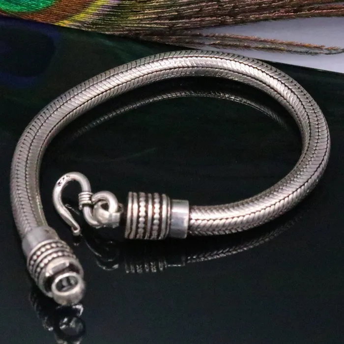 55MM Amazing customized vintage style snake chain handmade 925 sterling silver bracelet unisex personalize jewelry sbr385 TRIBALORNAMENT Bracelets 55MM Amazing customized vintage style snake chain handmade 925 sterling silver bracelet unisex personalize jewelry sbr385 TRIBALORNAMENT Bracelets