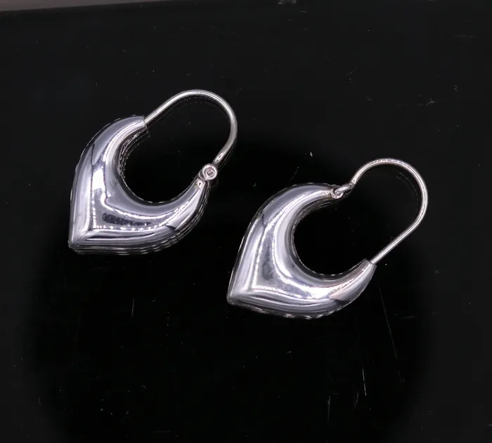 925 sterling pure silver handmade vintage customized design fabulous unisex hoops earrings kundal ethnic bali tribal jewelry india s585 TRIBAL ORNAMENTS Earrings
