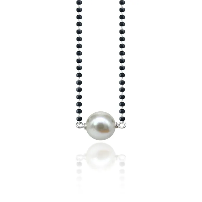 925 sterling silver black and pearl beads chain necklace vintage stylish fancy necklace ms148 TRIBAL ORNAMENTS Necklaces 925 sterling silver black and pearl beads chain necklace vintage stylish fancy necklace ms148 TRIBAL ORNAMENTS Necklaces