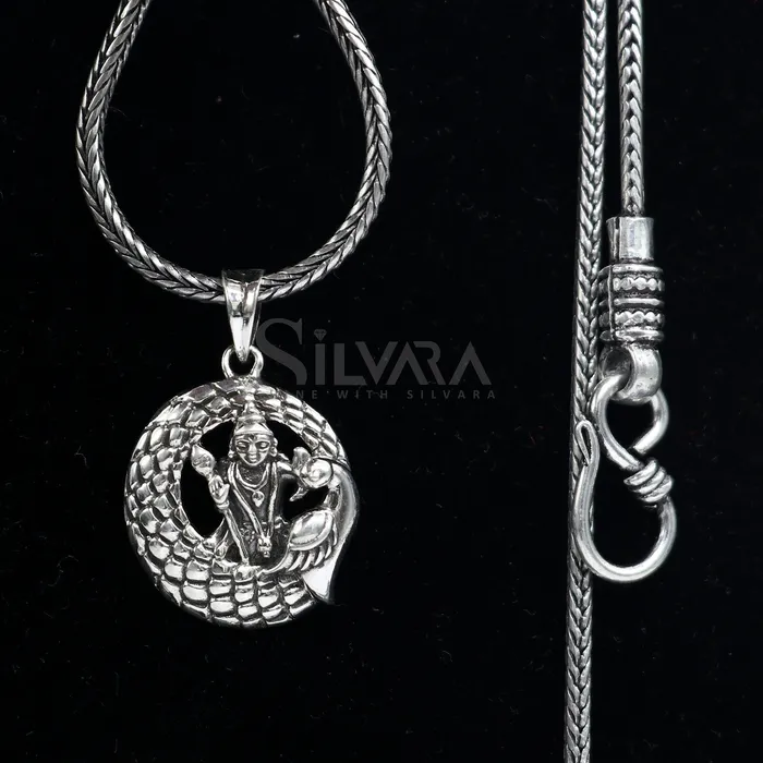 925 sterling silver Divine lord murugan KARTHIKEYA pendant excellent vintage designer silver handmade elegant pendant jewelry NSP683 TRIBAL ORNAMENTS Necklaces