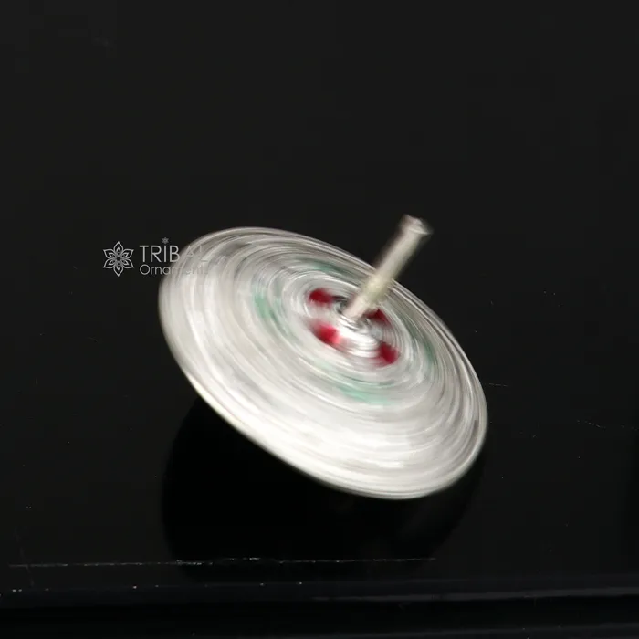 925 sterling silver handmade enamel work Firki or Lattu toy best silver toy for your baby Krishna idols best silver article india su1154 TRIBAL ORNAMENTS Necklaces