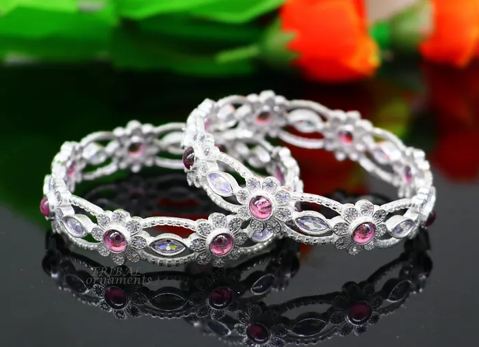 925 sterling silver handmade gorgeous multicolor stone stylish bangle excellent brides Wedding tribal personalized jewelry ba169 TRIBAL ORNAMENTS Bracelets 925 sterling silver handmade gorgeous multicolor stone stylish bangle excellent brides Wedding tribal personalized jewelry ba169 TRIBAL ORNAMENTS Bracelets