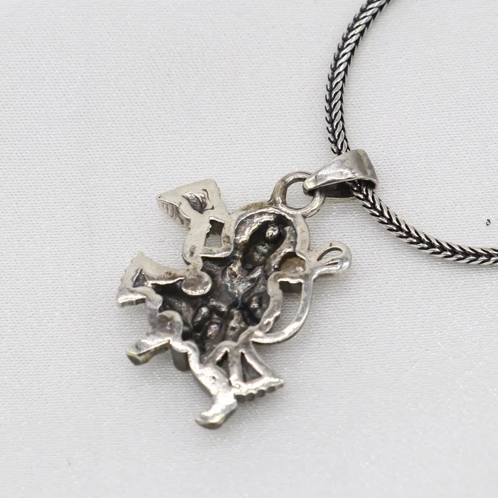 925 sterling silver handmade Hindu idol God Lord hanuman flying pendant amazing divine lord bajarangbali pendant gifting jewelry NSP814 TRIBAL ORNAMENTS Necklaces 925 sterling silver handmade Hindu idol God Lord hanuman flying pendant amazing divine lord bajarangbali pendant gifting jewelry NSP814 TRIBAL ORNAMENTS Necklaces