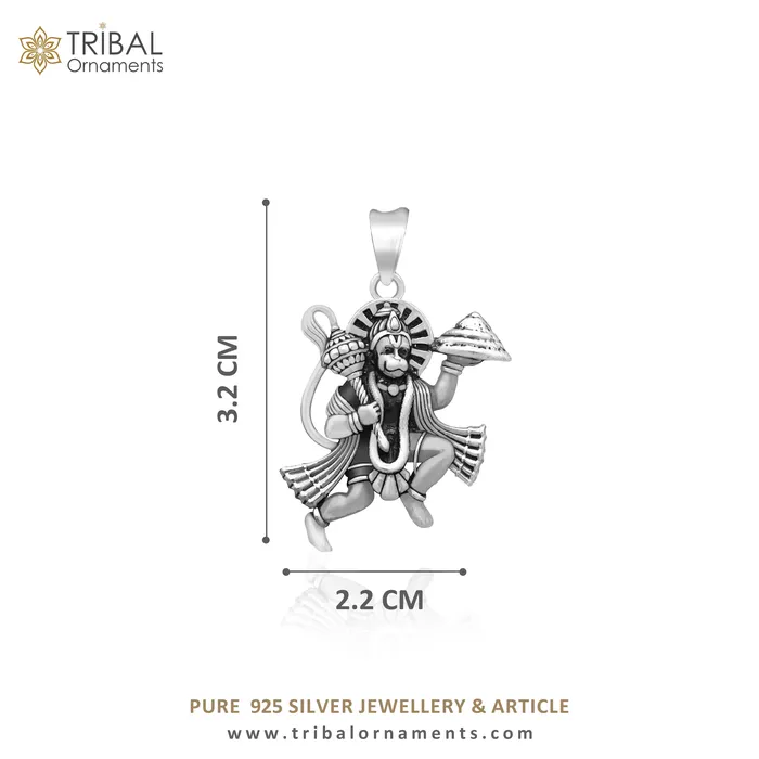 925 sterling silver handmade Hindu idol God Lord hanuman flying pendant amazing divine lord bajarangbali pendant gifting jewelry NSP814 TRIBAL ORNAMENTS Necklaces 925 sterling silver handmade Hindu idol God Lord hanuman flying pendant amazing divine lord bajarangbali pendant gifting jewelry NSP814 TRIBAL ORNAMENTS Necklaces