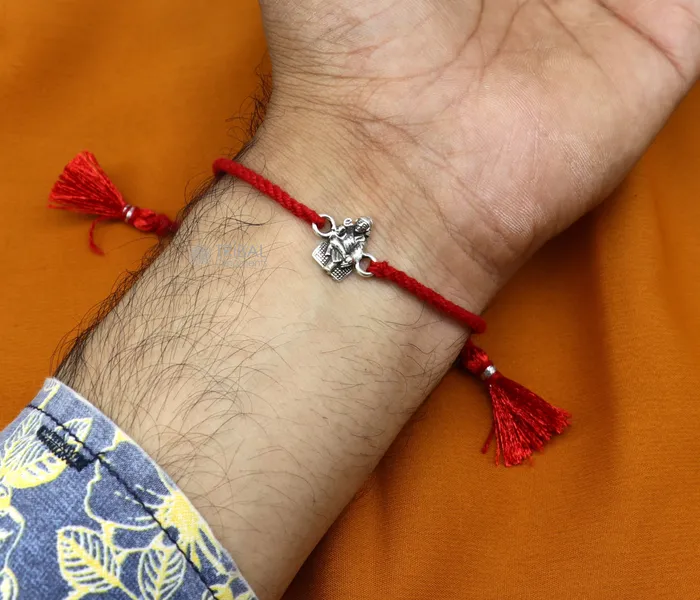 925 sterling silver handmade Unique god OMGaneshasai babaTirupati idols pendant Rakhi Bracelet Exclusive Rakshabandhan gift rk307 TRIBAL ORNAMENTS Bracelets 925 sterling silver handmade Unique god OMGaneshasai babaTirupati idols pendant Rakhi Bracelet Exclusive Rakshabandhan gift rk307 TRIBAL ORNAMENTS Bracelets