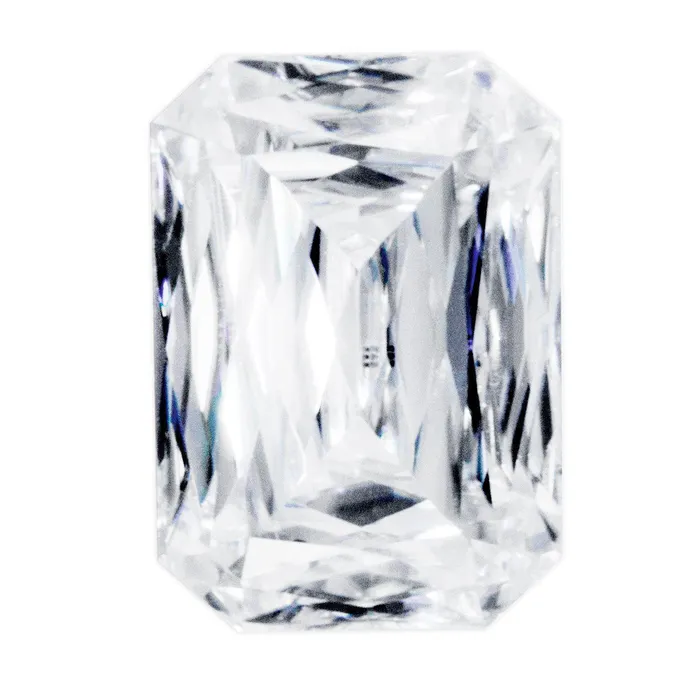 A Cute Cut Heirloom FAB Moissanite Loose Stone Fire Brilliance Rings