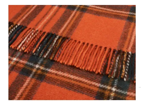 A Moon Son LTD Earrings Antique Royal Stewart Lambswool Blanket