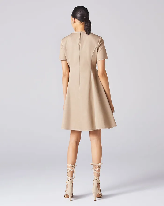 ADEAM Earrings Taupe Fiesta Dress ADEAM Earrings Taupe Fiesta Dress