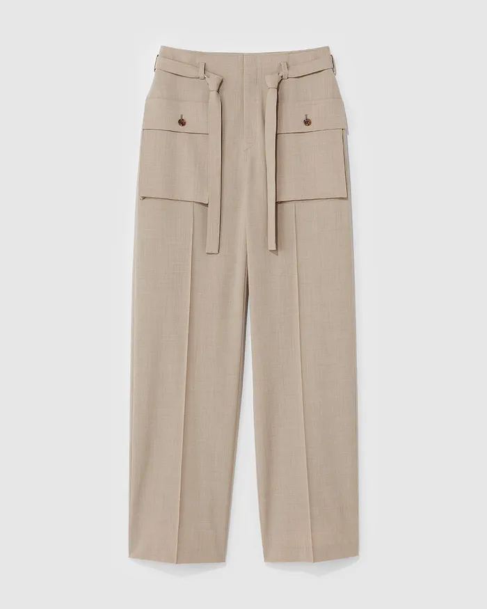 ADEAM Rings Sand Beige Water Stone Pant ADEAM Rings Sand Beige Water Stone Pant