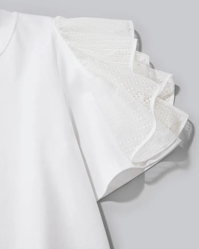ADEAM Rings White Bon Dance TShirt ADEAM Rings White Bon Dance TShirt