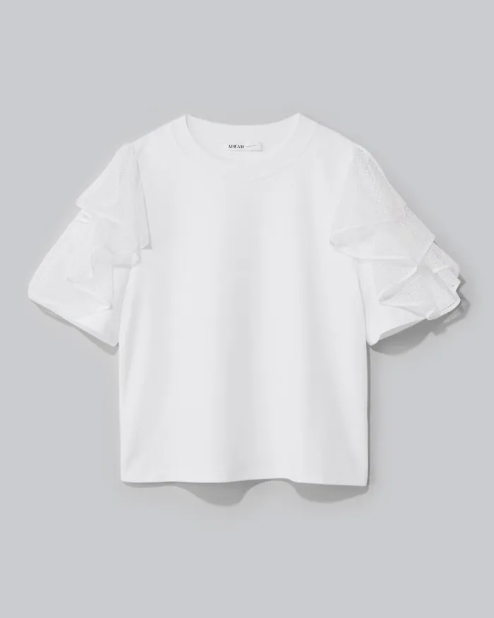 ADEAM Rings White Bon Dance TShirt ADEAM Rings White Bon Dance TShirt
