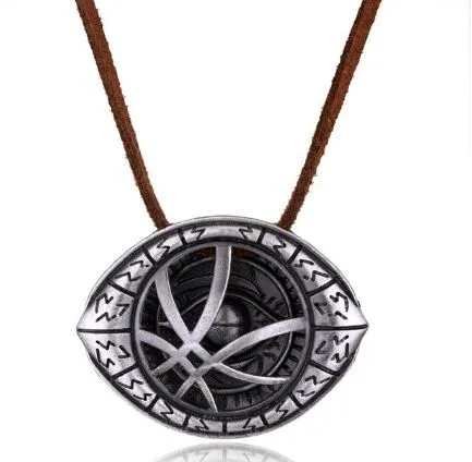 alice AZ1064 Silver Eye Pendant on Leather Cord Necklace with FREE EARRINGS Necklaces alice AZ1064 Silver Eye Pendant on Leather Cord Necklace with FREE EARRINGS Necklaces