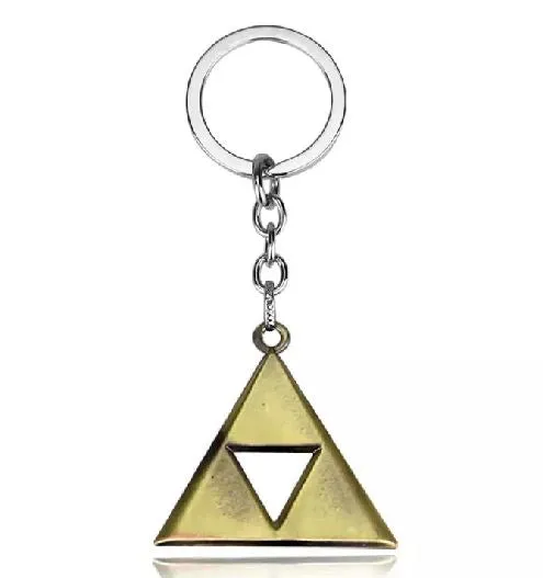 alice PreStyled Sets K50 Gold Hollowed Triangle Keychain