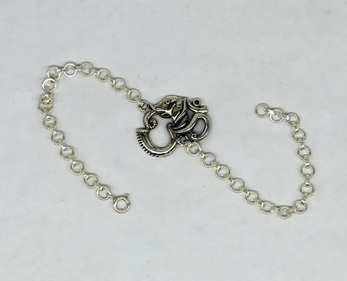 All sizes 925 sterling silver handmade Aum OM Ganesha design Rakhi Bracelet amazing stylish gift for Rakshabandhan bracelet rk178 TRIBAL ORNAMENTS Bracelets