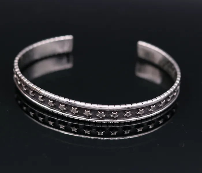 Amazing Vintage antique design 925 sterling silver cuff bangle bracelet adjustable kada unisex personalized gifting jewelry nsk145 TRIBAL ORNAMENTS Bracelets
