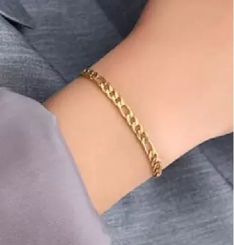 AZ292 Gold Chain Bracelet 9 with Extender alice Bracelets