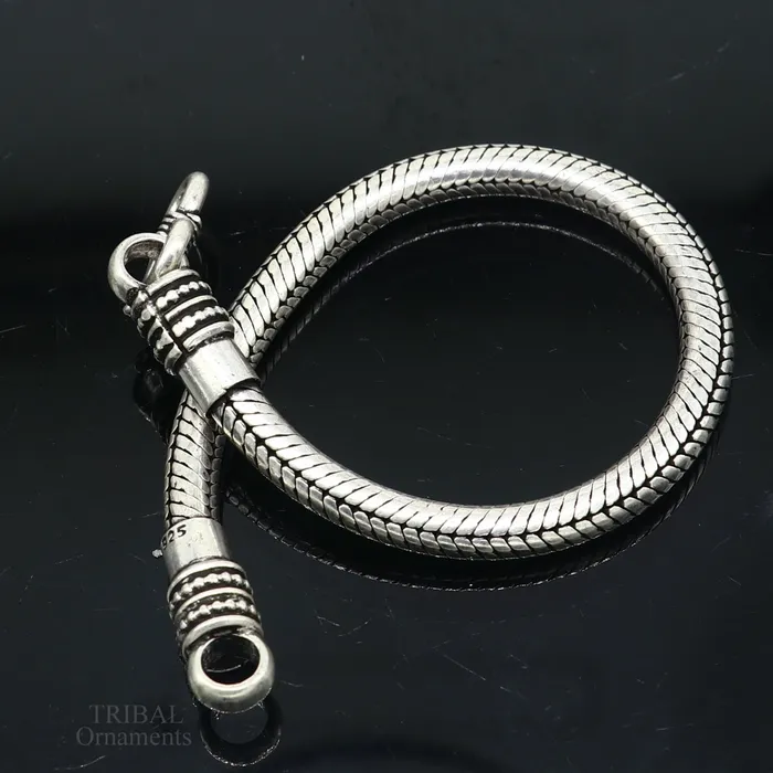Bracelets 45MM Amazing vintage design customized stylish snake chain handmade 925 sterling silver bracelet unisex personalize jewelry sbr241 TRIBAL ORNAMENTS