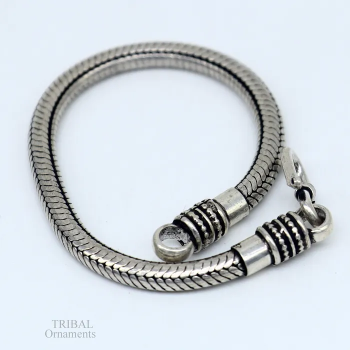 Bracelets 45MM Amazing vintage design customized stylish snake chain handmade 925 sterling silver bracelet unisex personalize jewelry sbr241 TRIBAL ORNAMENTS