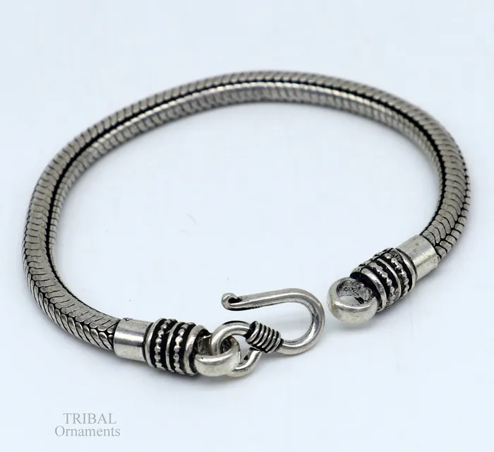 Bracelets 45MM Amazing vintage design customized stylish snake chain handmade 925 sterling silver bracelet unisex personalize jewelry sbr241 TRIBAL ORNAMENTS