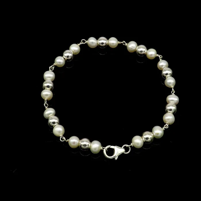 Bracelets 925 sterling silver handmade 55 mm round beads balls pearl bracelet fabulous customized 75long beaded bracelet stylish gift sbr212 TRIBAL ORNAMENTS Bracelets 925 sterling silver handmade 55 mm round beads balls pearl bracelet fabulous customized 75long beaded bracelet stylish gift sbr212 TRIBAL ORNAMENTS