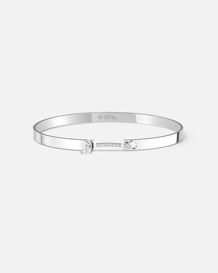 Bracelets Cocktail Time Mood Bangle in White Gold Mood Bracelets Cocktail Time Mood Bangle in White Gold Mood