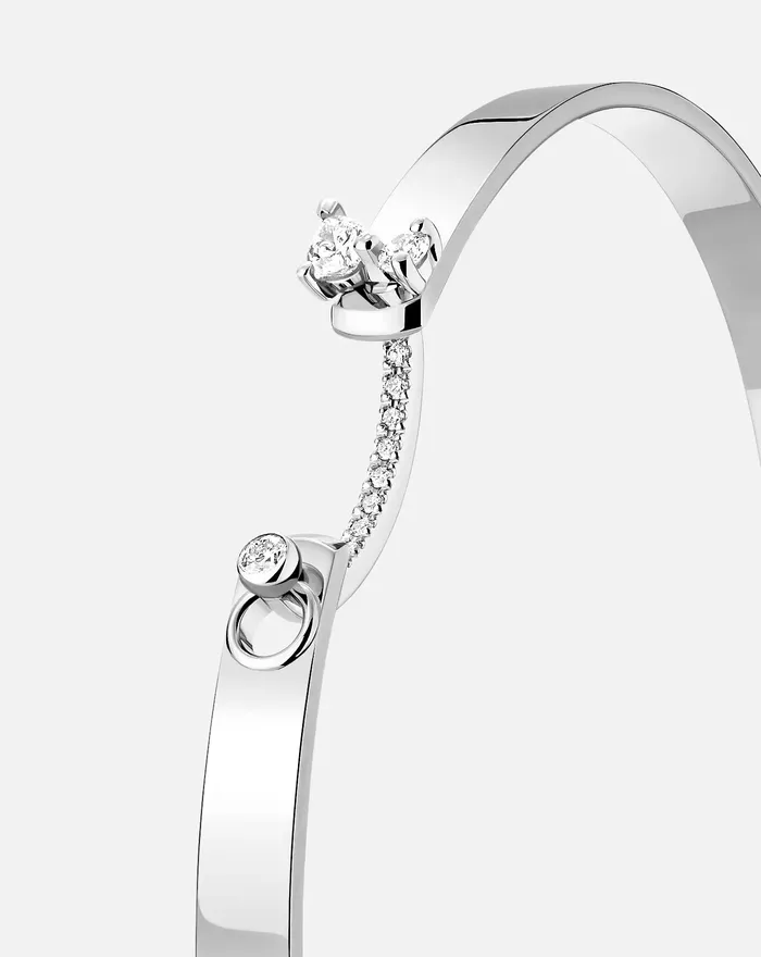 Bracelets Cocktail Time Mood Bangle in White Gold Mood Bracelets Cocktail Time Mood Bangle in White Gold Mood