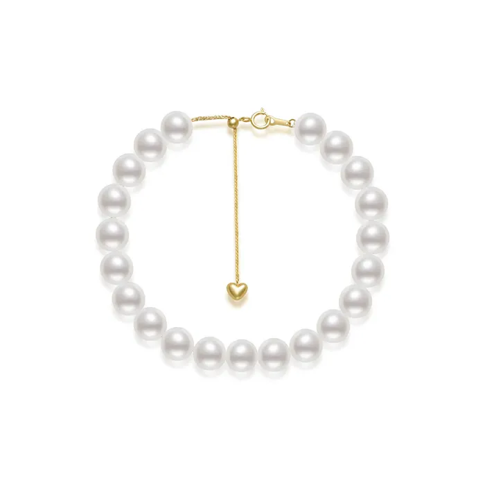 Bracelets Pearly Lustre Elegant 18K Solid Gold Akoya Pearl Bracelet KB00006 Bracelets Pearly Lustre Elegant 18K Solid Gold Akoya Pearl Bracelet KB00006