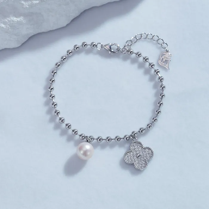 Bracelets Pearly Lustre Elegant Freshwater Pearl Bracelet WB00068