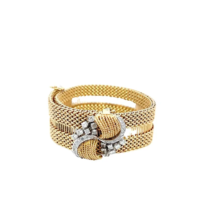 Bracelets STORE 5a PreOwned Diamond Ribbon Bracelet