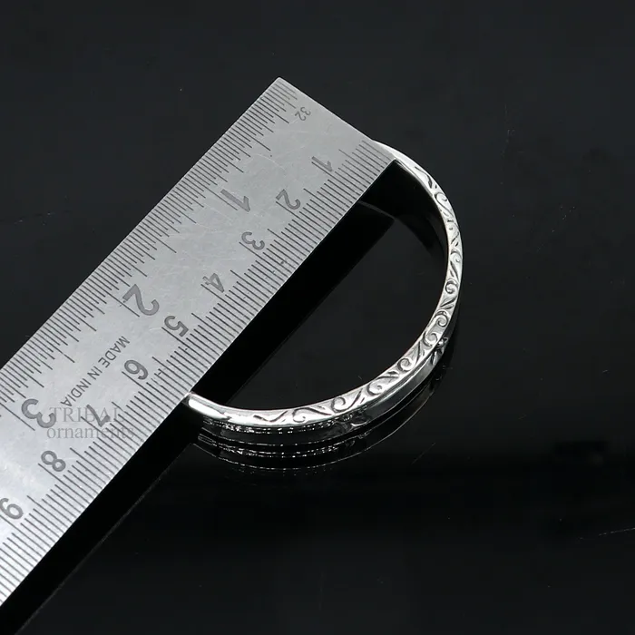Bracelets TRIBAL ORNAMENTS 925 sterling silver handmade exclusive vintage design cuff bracelet bangle kada best unisex stylish fancy gifting jewelry cuff119