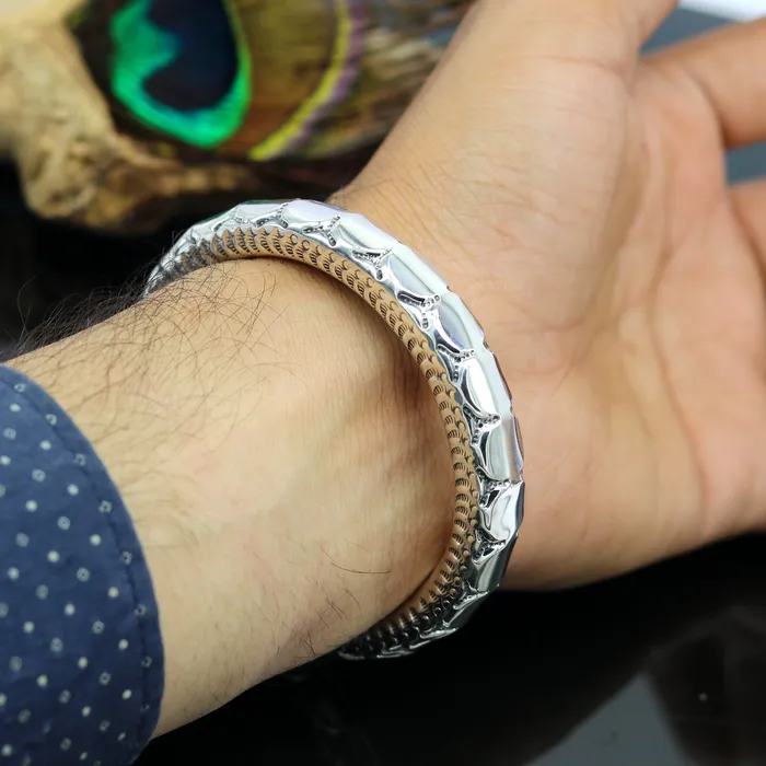 Bracelets TRIBAL ORNAMENTS 925 sterling silver handmade gorgeous customized work bangle bracelet kada vintage antique design stylish bangle unisex jewelry nsk330 Bracelets TRIBAL ORNAMENTS 925 sterling silver handmade gorgeous customized work bangle bracelet kada vintage antique design stylish bangle unisex jewelry nsk330