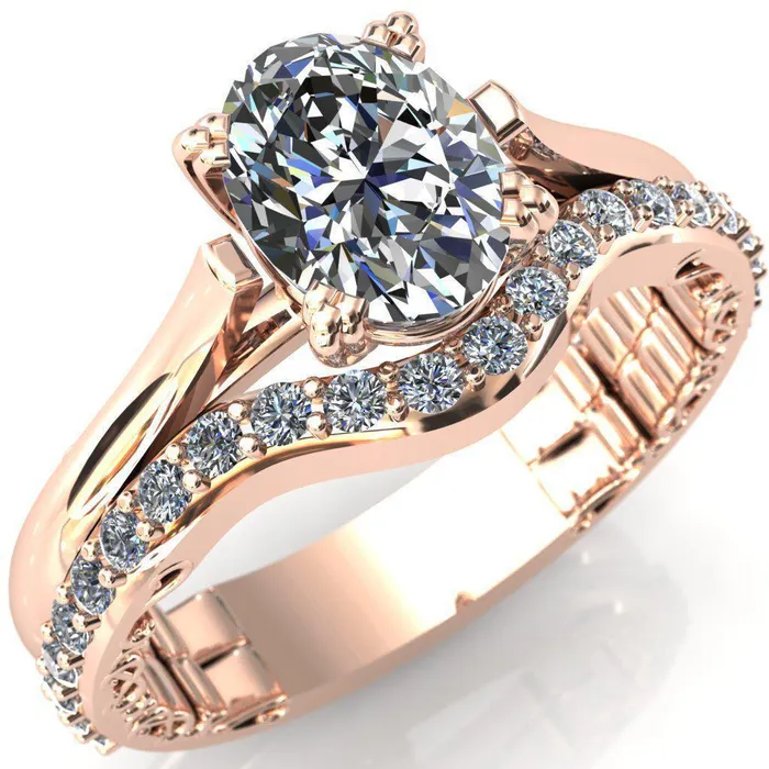 Charlemagne Oval Center Stone Triple Four Prong Set Ornate Filigree Band Engagement Ring Fire Brilliance Rings Charlemagne Oval Center Stone Triple Four Prong Set Ornate Filigree Band Engagement Ring Fire Brilliance Rings