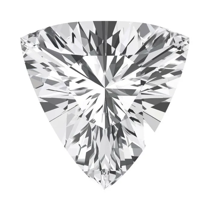 Chatham Rings Trillion Chatham LabGrown White Sapphire Gems