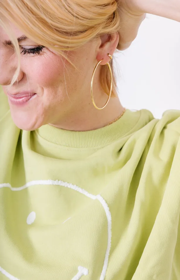 DLUX Earrings The Big Hoop