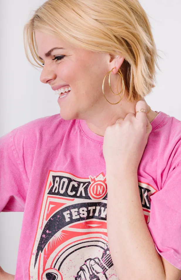 DLUX Earrings The Big Hoop