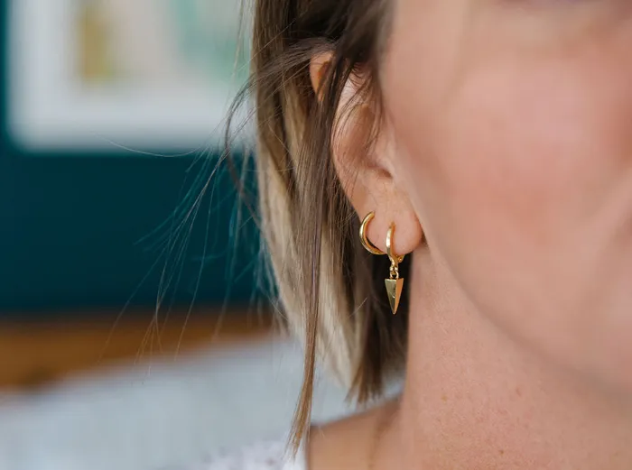 DLUX Spear Huggies Earrings
