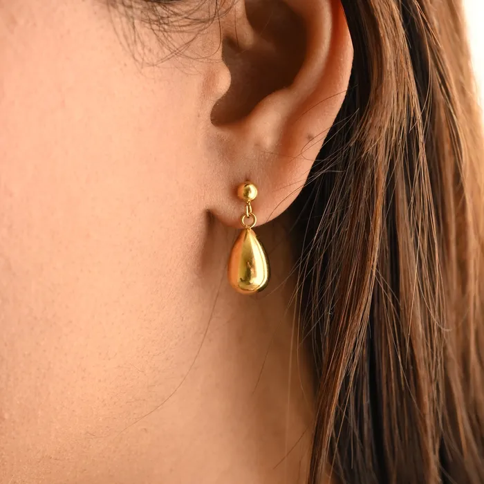 Earrings 18K GoldFilled Teardrop Stud Earrings Jewelvers Earrings 18K GoldFilled Teardrop Stud Earrings Jewelvers