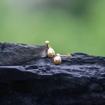 Earrings 18K GoldFilled Teardrop Stud Earrings Jewelvers Earrings 18K GoldFilled Teardrop Stud Earrings Jewelvers